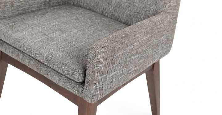 Chanel Volcanic Gray Dining Armchair Set Of 2