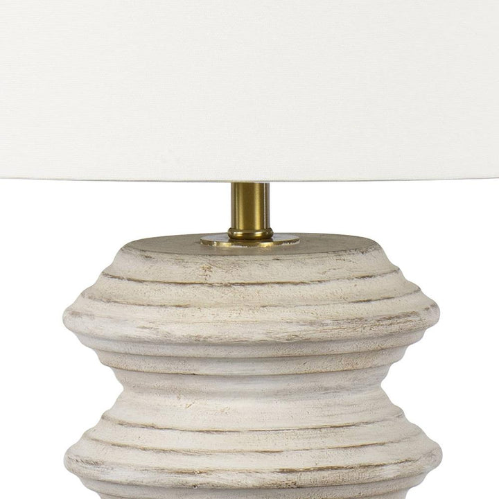 Regina Andrew Nova French Country White Wood Table Lamp