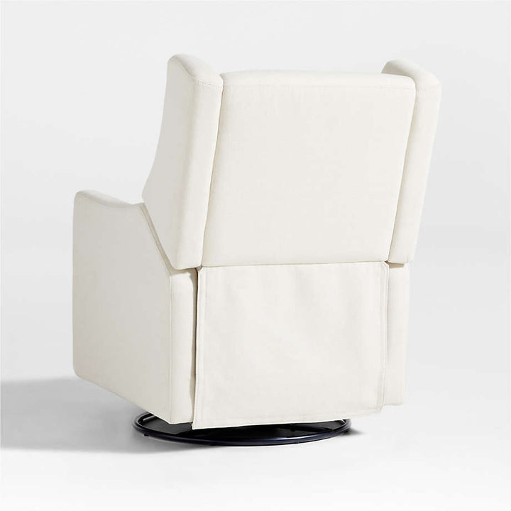 Babyletto Kiwi Cream Electronic Swivel Glider Power Recliner Nursery Chair