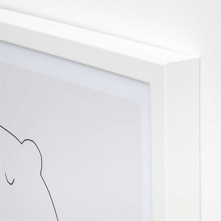 Love Yourself Bear Wall Art With Frame 18"x24"