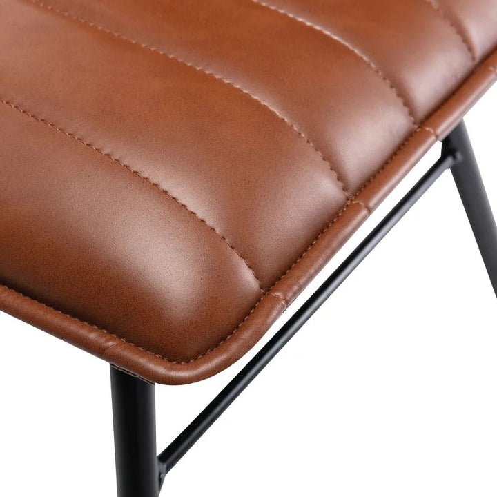 Zakariya Side Chair in Brown
