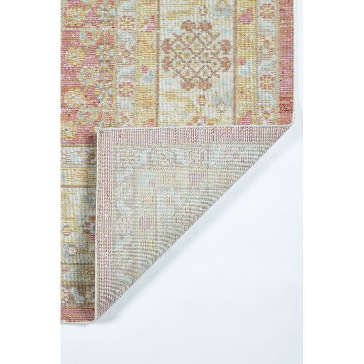 Richards Power Loom Area Rug In Pink Beige-9'3"x11'10"