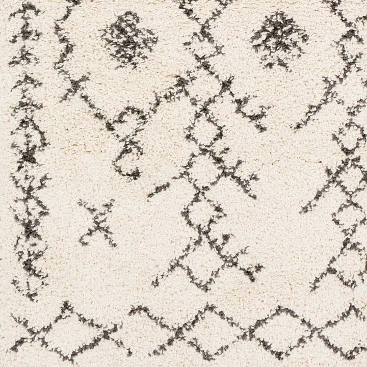 Chet Charcoal Beige Area Rug-7'10"x10'3"