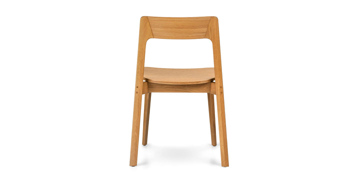 Gusfa Oak Stackable Dining Chair Set Of 2