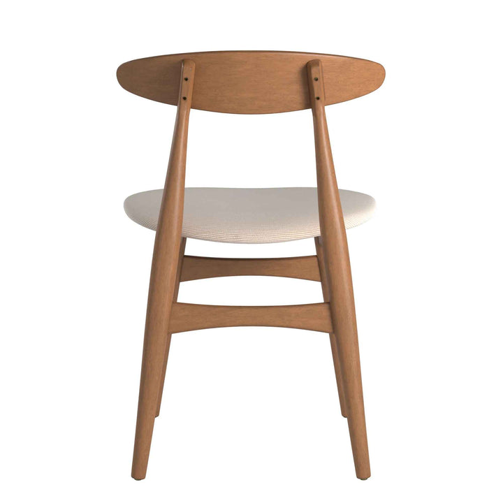 Gallman Fabric Solid Back Side Chair-Set of 2