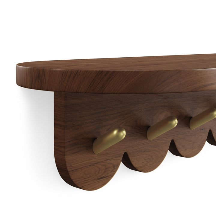 Shelly Shelf and Coat Rack