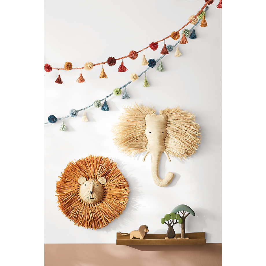 All Across Africa Lion Head Wall Decor
