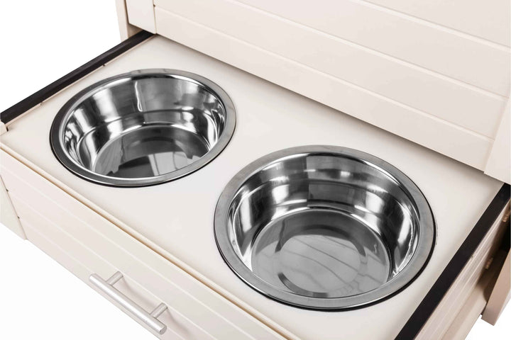 Ian ECOFLEX Dog Food Storage Pantry Double Bowl