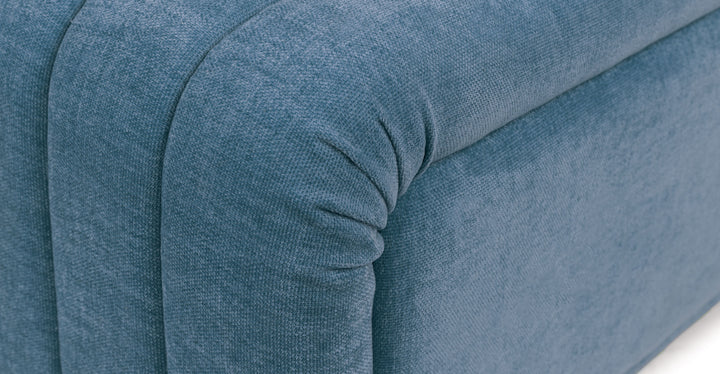 Sefto Saltwater Blue Ottoman