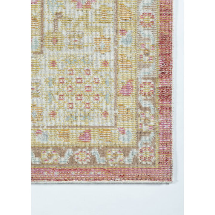 Richards Power Loom Area Rug In Pink Beige-9'3"x11'10"