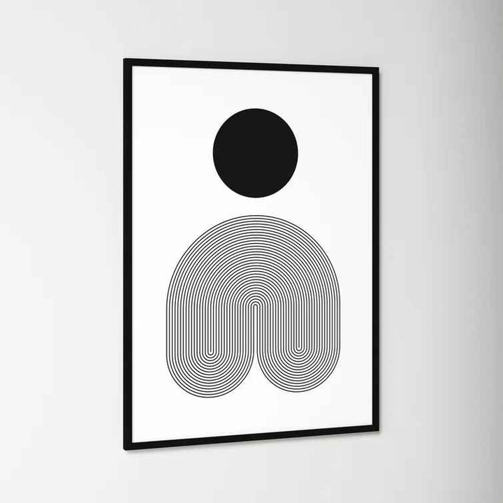 No by Simon West with Frame-42.25"x30.25"