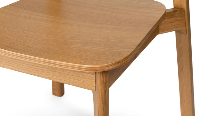 Gusfa Oak Stackable Dining Chair Set Of 2