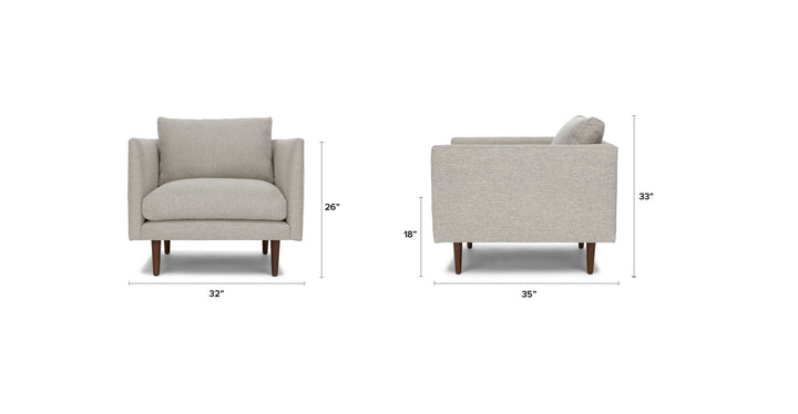 Burrard Seasalt Gray Chair