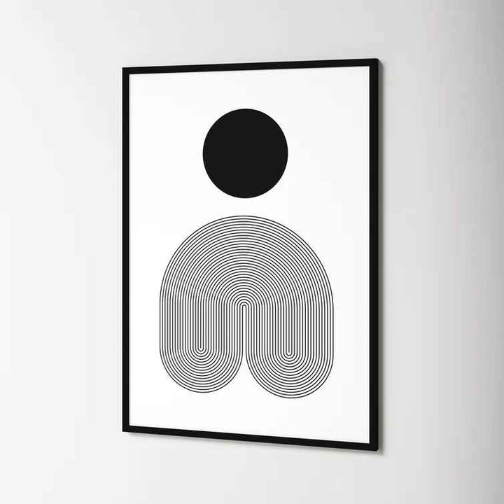 No by Simon West with Frame-42.25"x30.25"