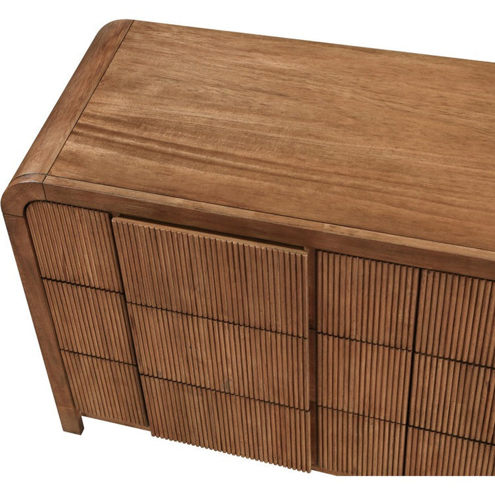 Fluted 6 - Drawer Dresser