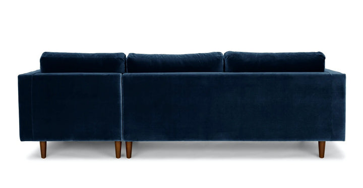 Sven Cascadia Blue Right Sectional Sofa