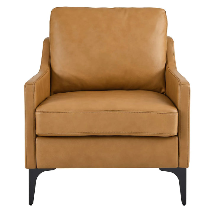 Lancor Leather Armchair Tan