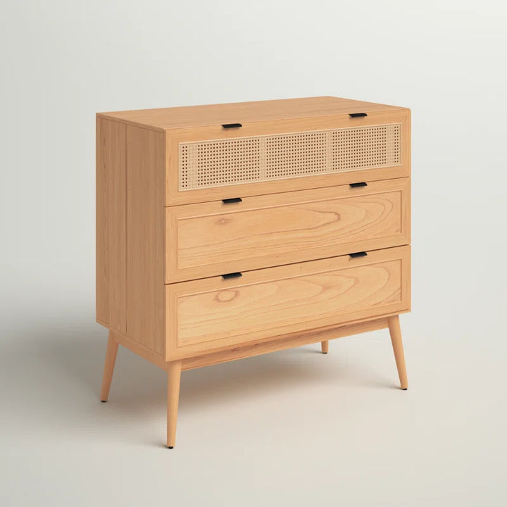 Elidge Rattan 3 Drawer Chest