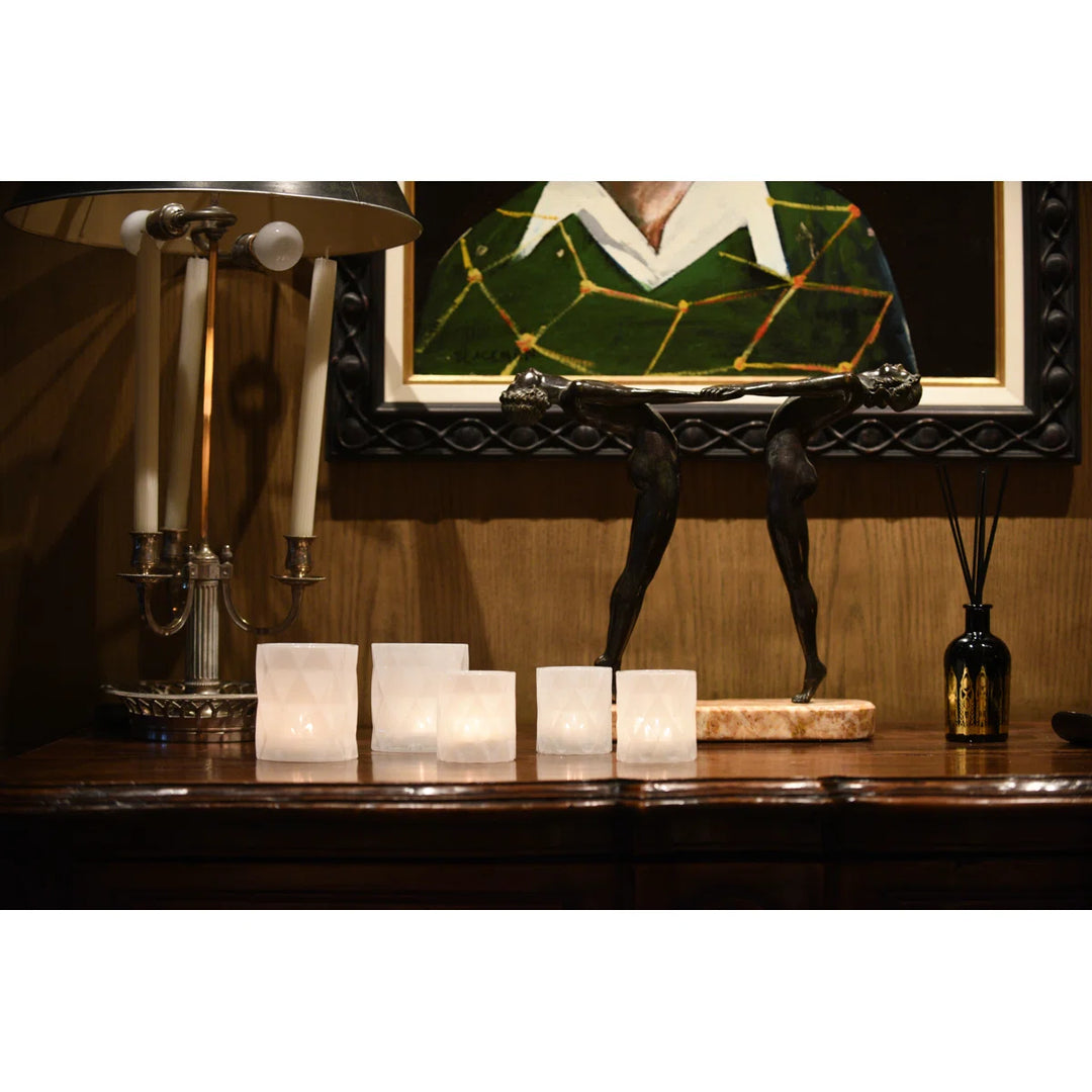 Glass Tabletop Votive Holder (Set of 3)