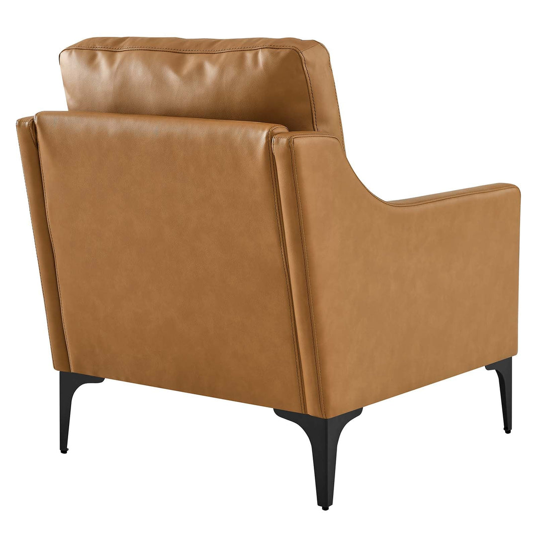 Lancor Leather Armchair Tan