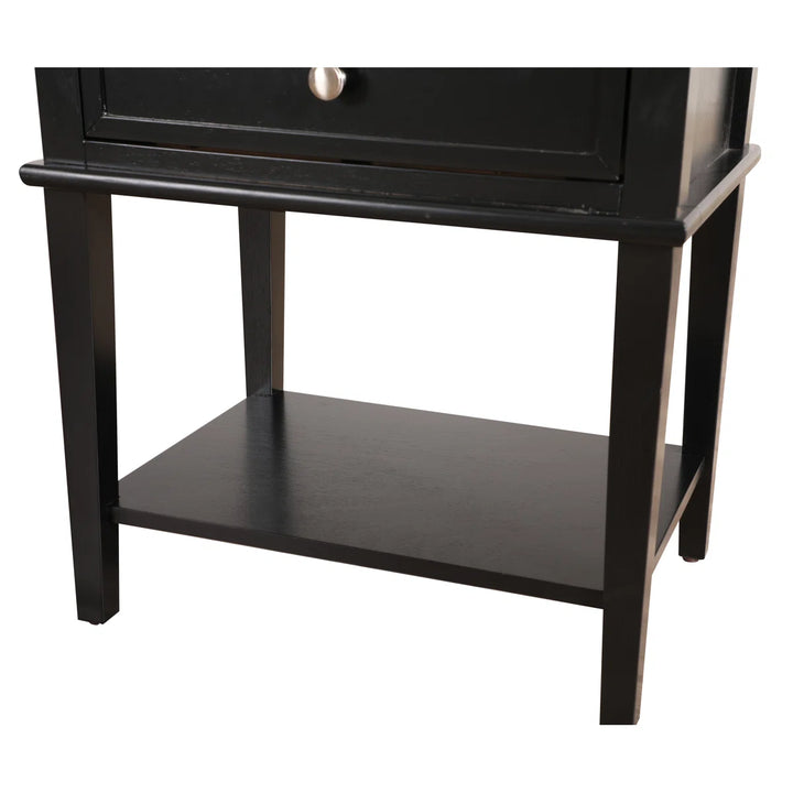 Marydel 2 Drawer Mid Century Modern Nightstand Bed Side Table Wood Nightstand Small Dresser For Bedroom