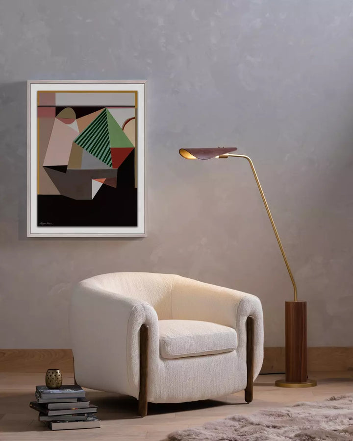Canlish Leather Floor Lamp