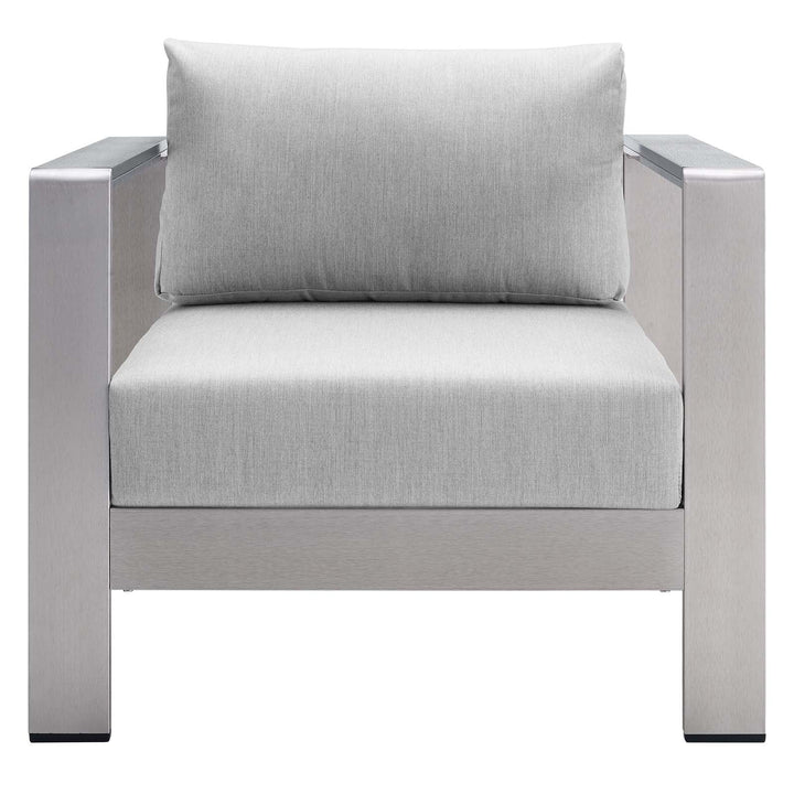 Rohe Outdoor Patio Aluminum Armchair