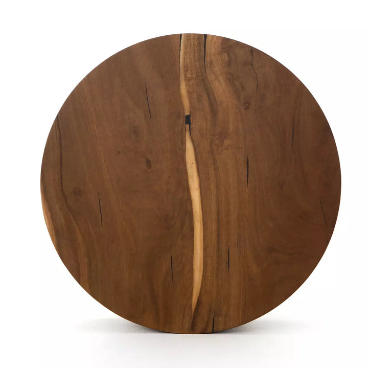 Dillon Natural Yukas Round Wood Coffee Table