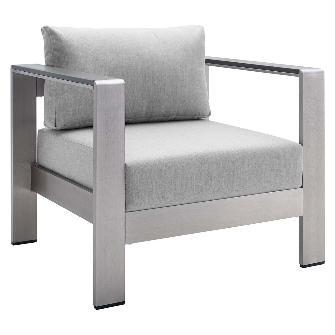 Rohe Outdoor Patio Aluminum Armchair