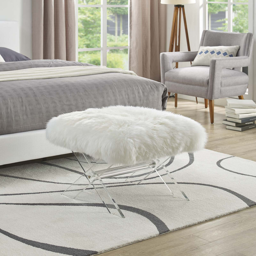 Tay Sheepskin Bench