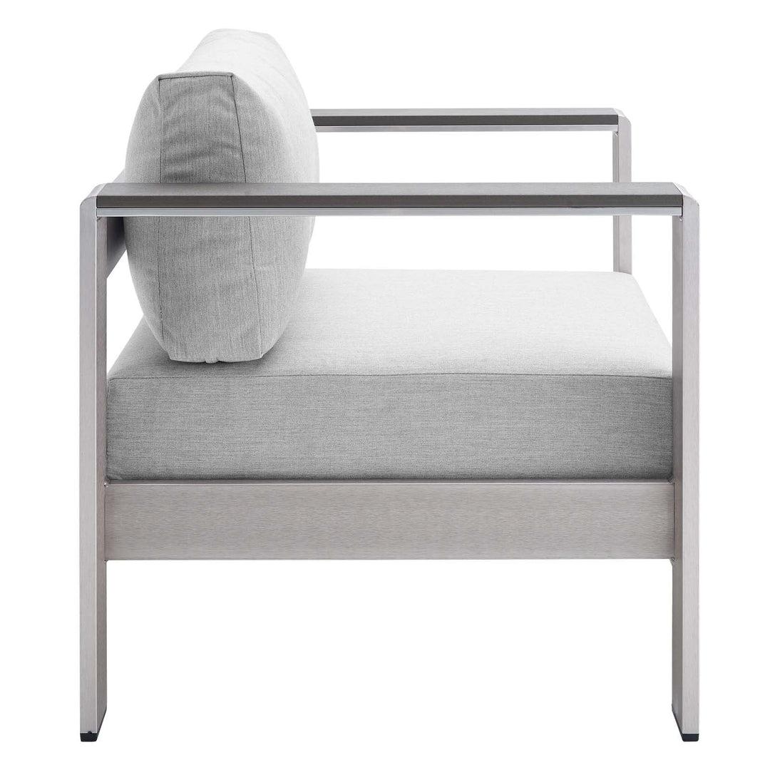 Rohe Outdoor Patio Aluminum Armchair
