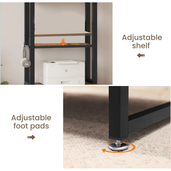 2 Drawer File Cabinet with Lock