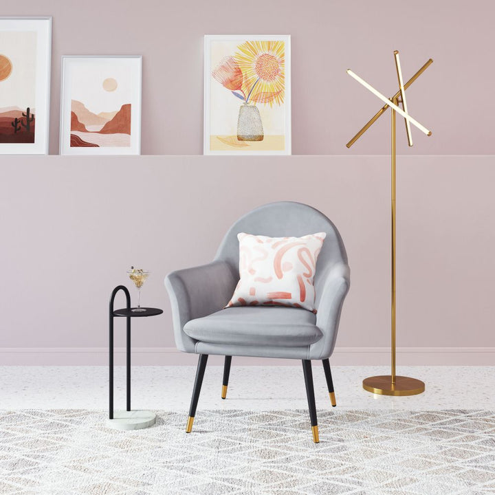 Grandin Brass Floor Lamp