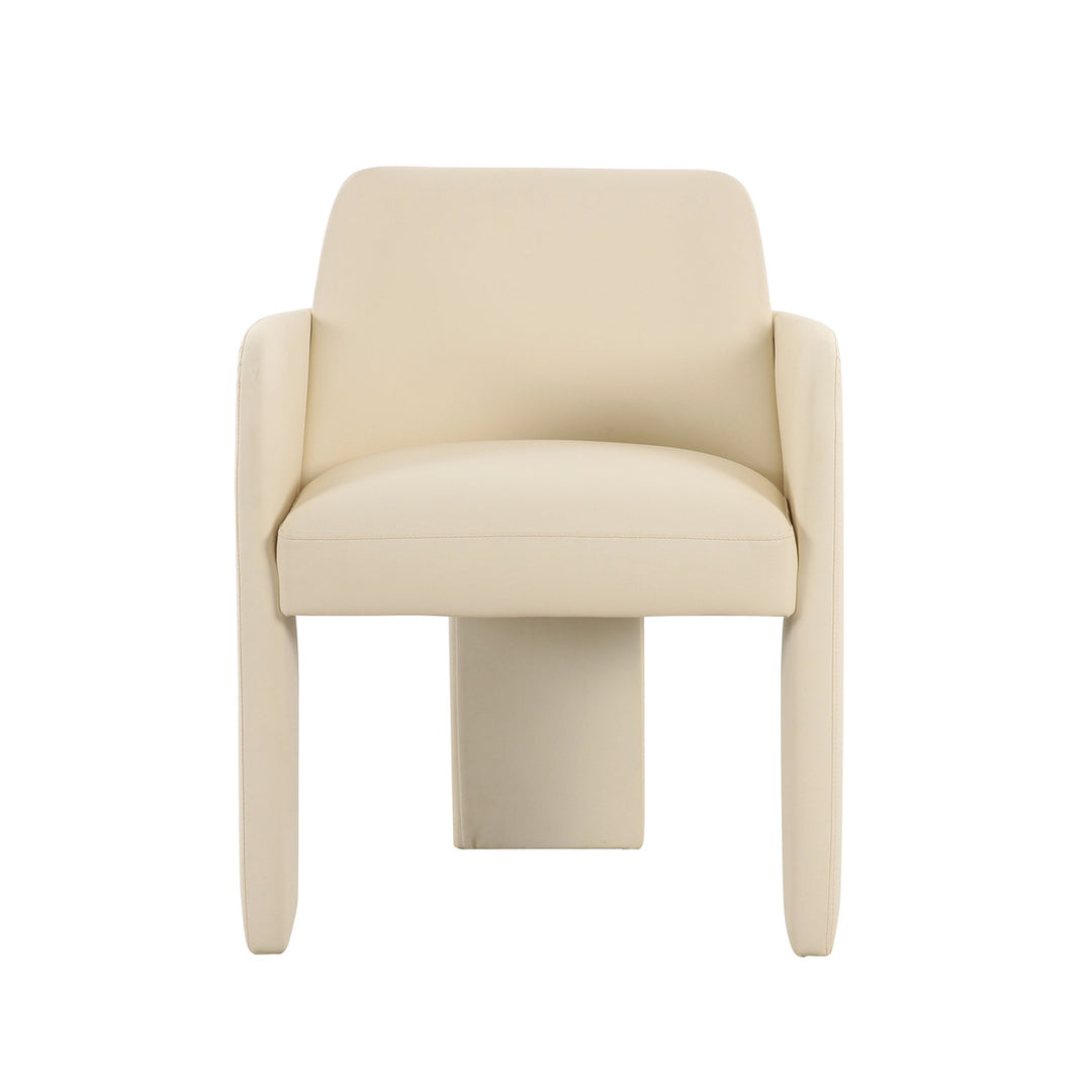 Georgia Cream Leather Dining Chair