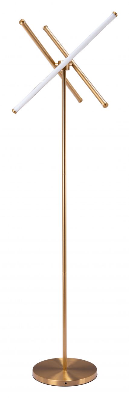 Grandin Brass Floor Lamp