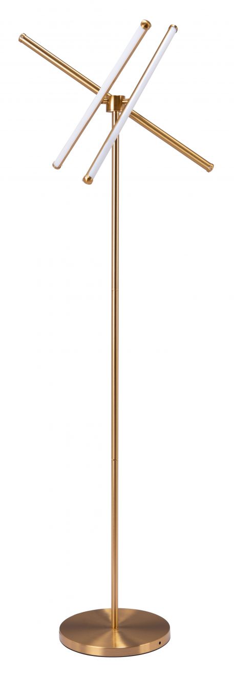 Grandin Brass Floor Lamp