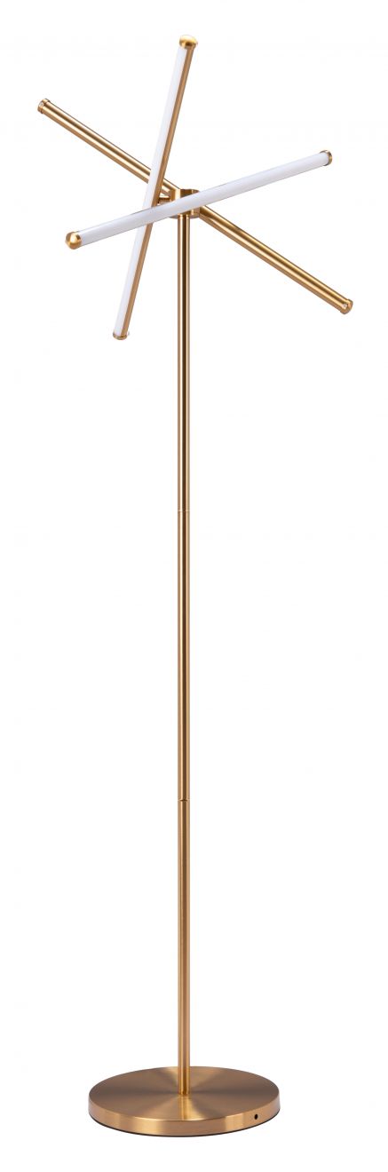 Grandin Brass Floor Lamp