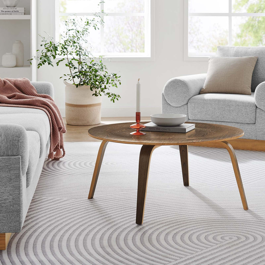 Plexi Coffee Table - Walnut