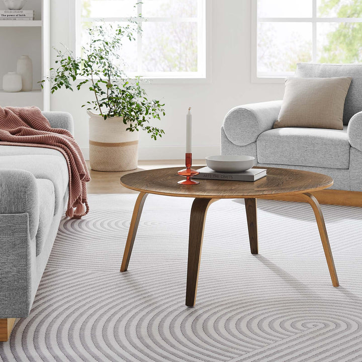 Plexi Coffee Table - Walnut