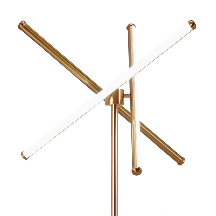 Grandin Brass Floor Lamp