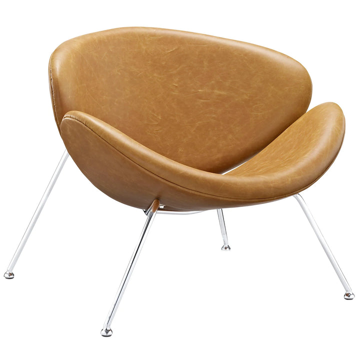 Shelle Vinyl Lounge Chair