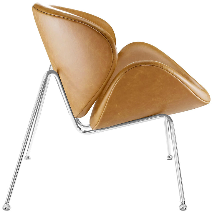 Shelle Vinyl Lounge Chair