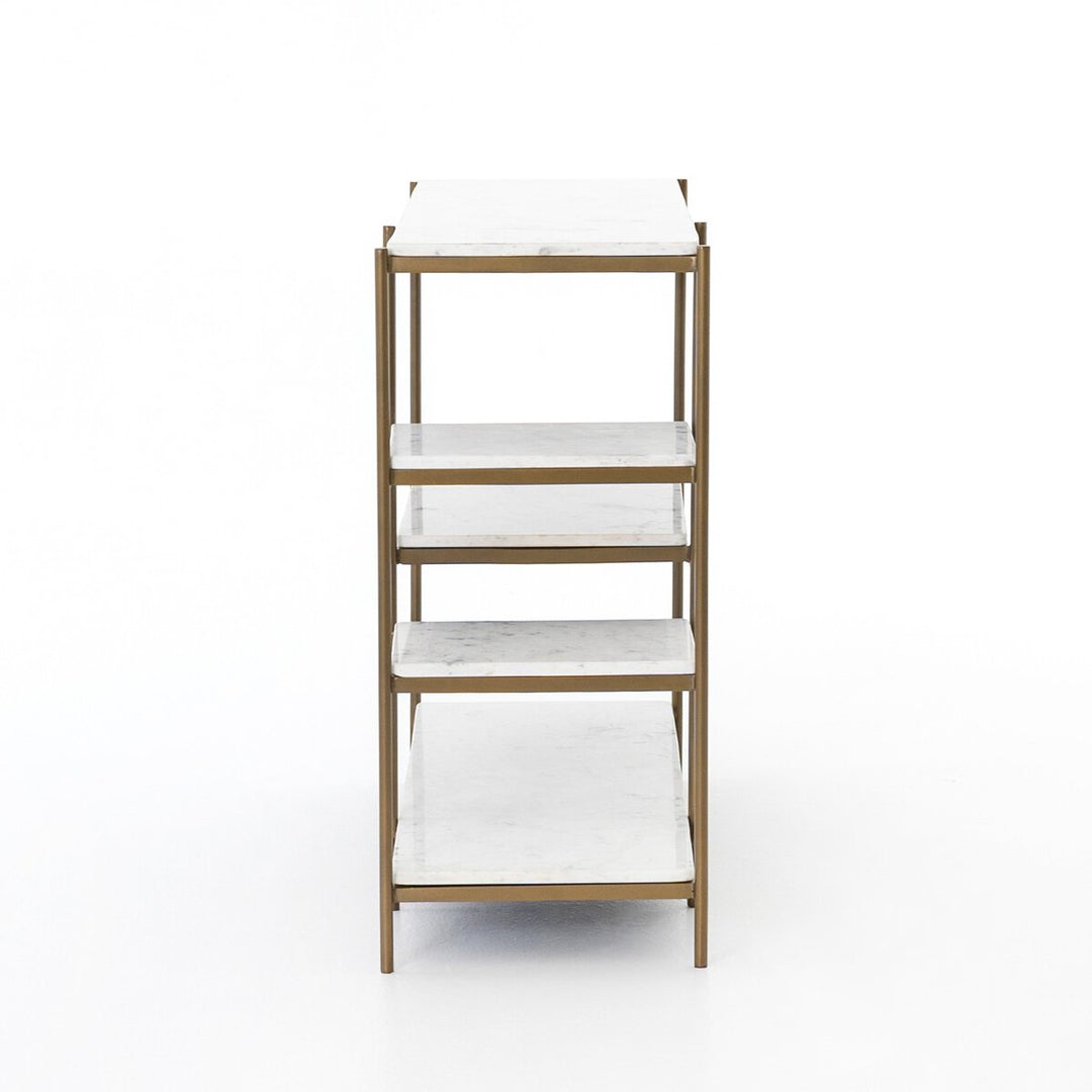 Lilly Console Table in Brass