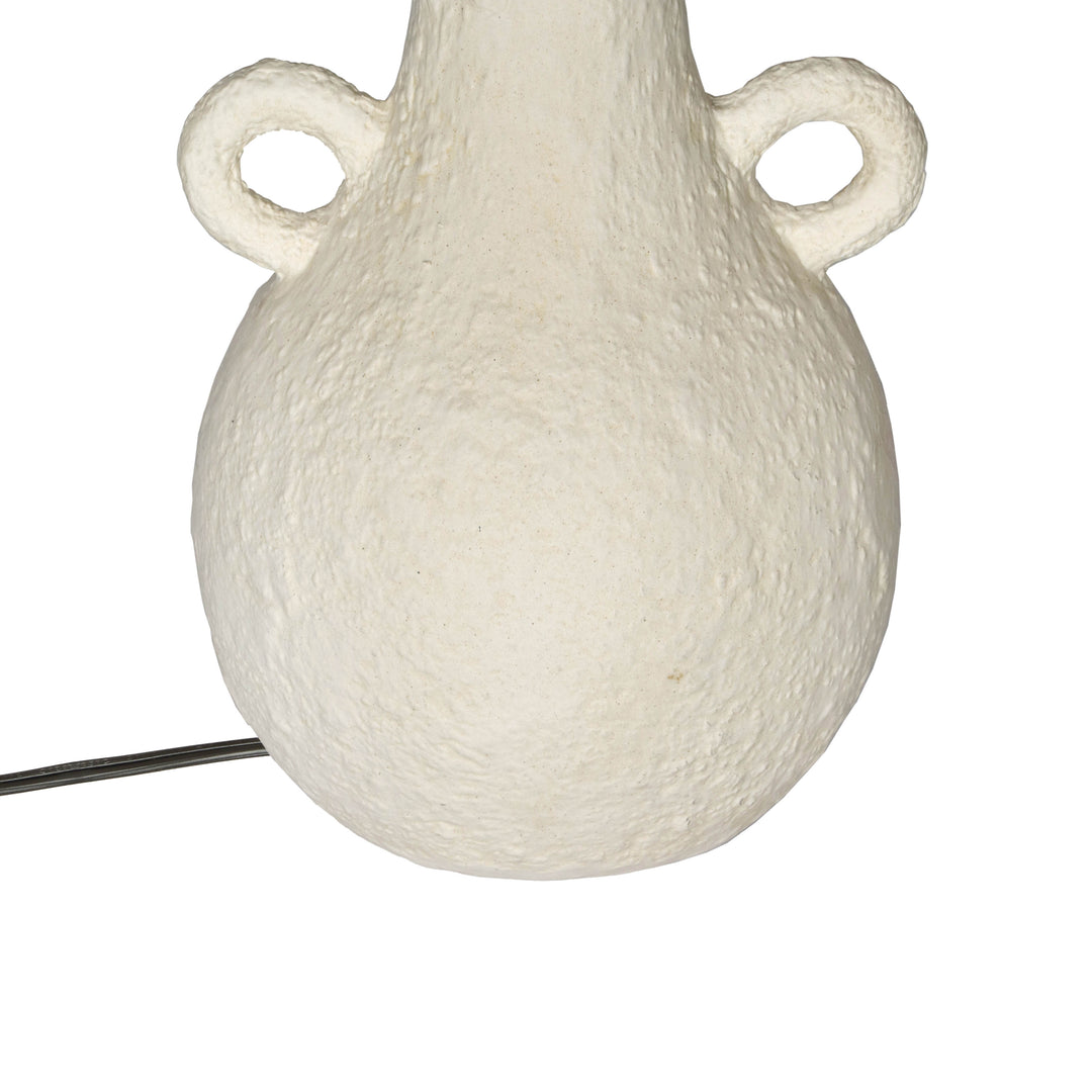 Tila Natural & White Ceramic Table Lamp