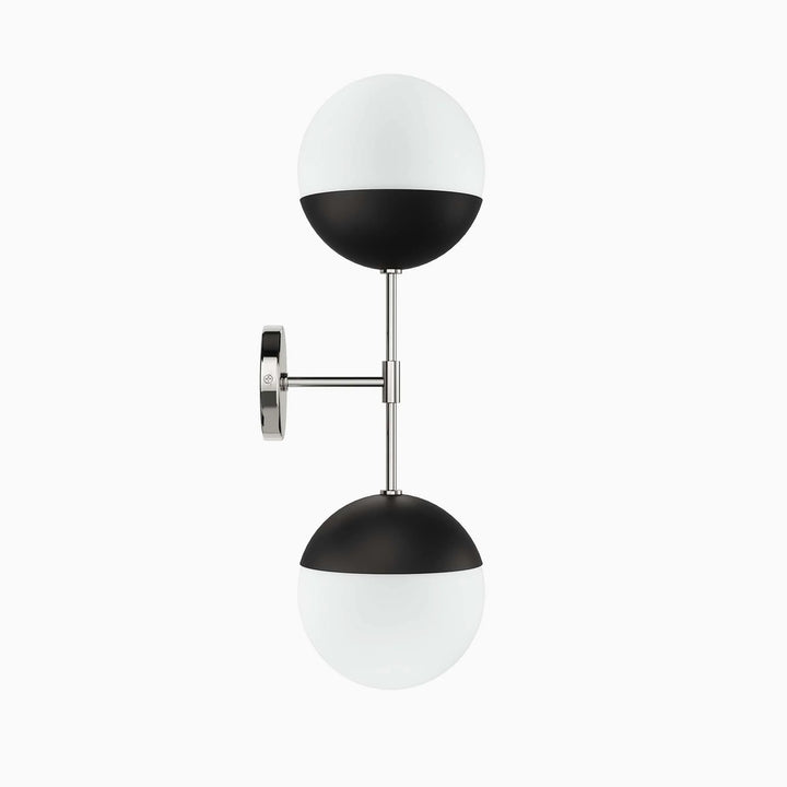 Star Wall Sconce Opal Satin Brass