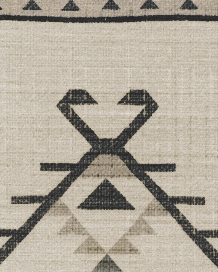 Damali Black And White Rug-6'x6'