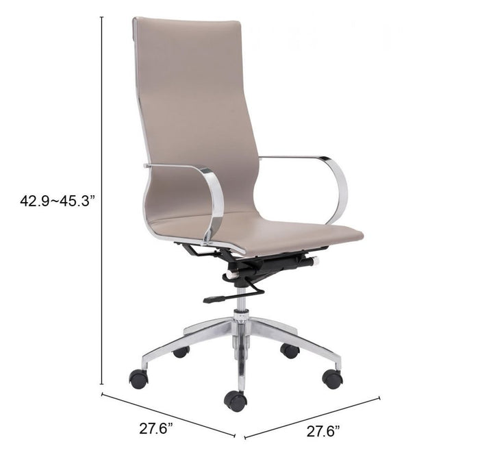 Holden Taupe Office Chair