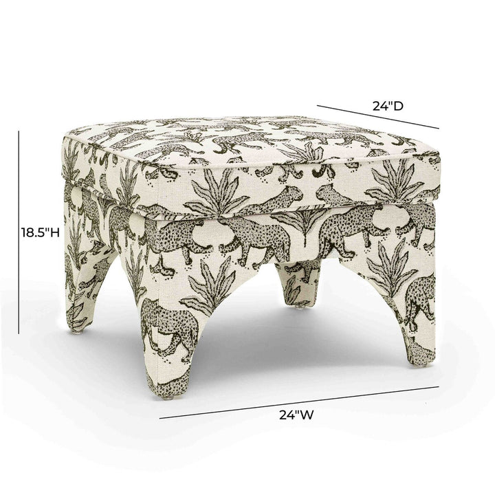Liv Leopard Ottoman