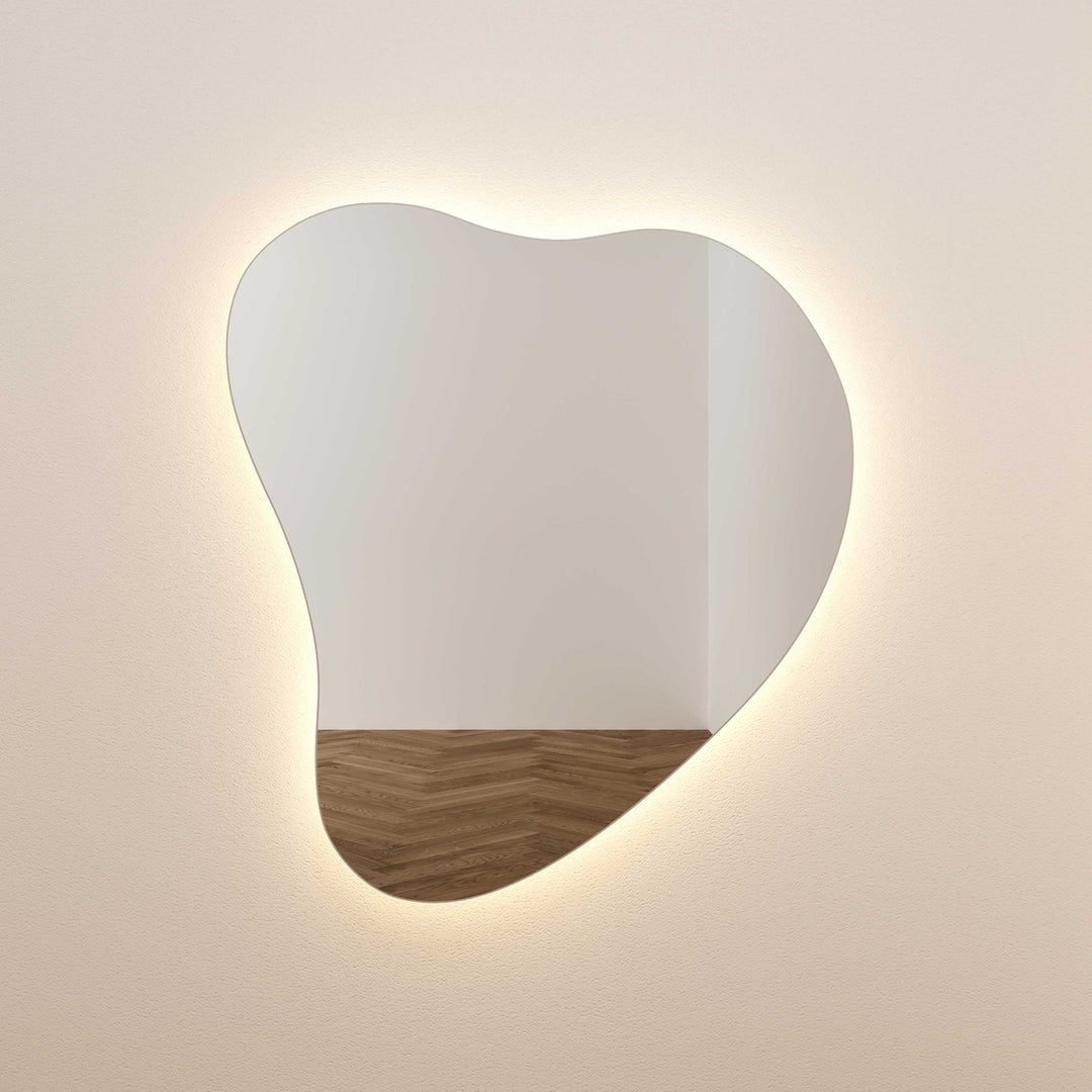 Obe LED Teardrop Wall Mirror