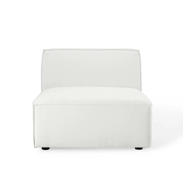 Tressor Sectional Sofa Armless Chair - White